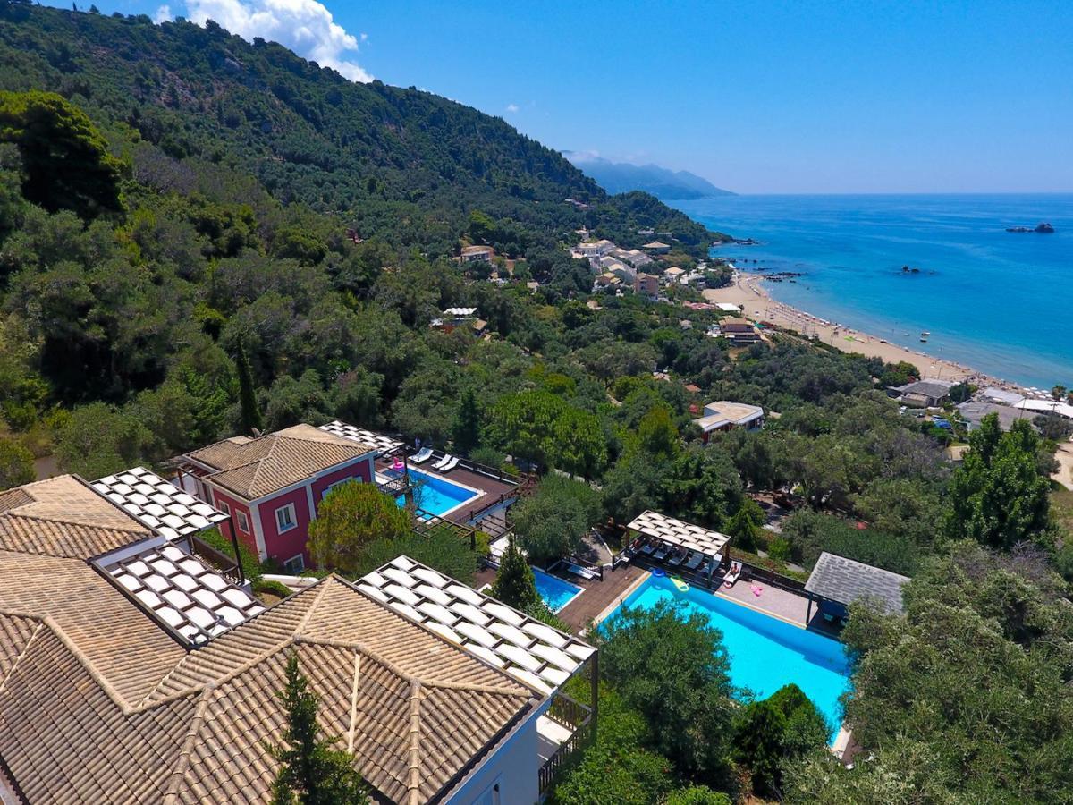 Corfu Resorts Apartments Pelekas Eksteriør bilde